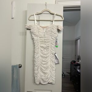 White lace dress